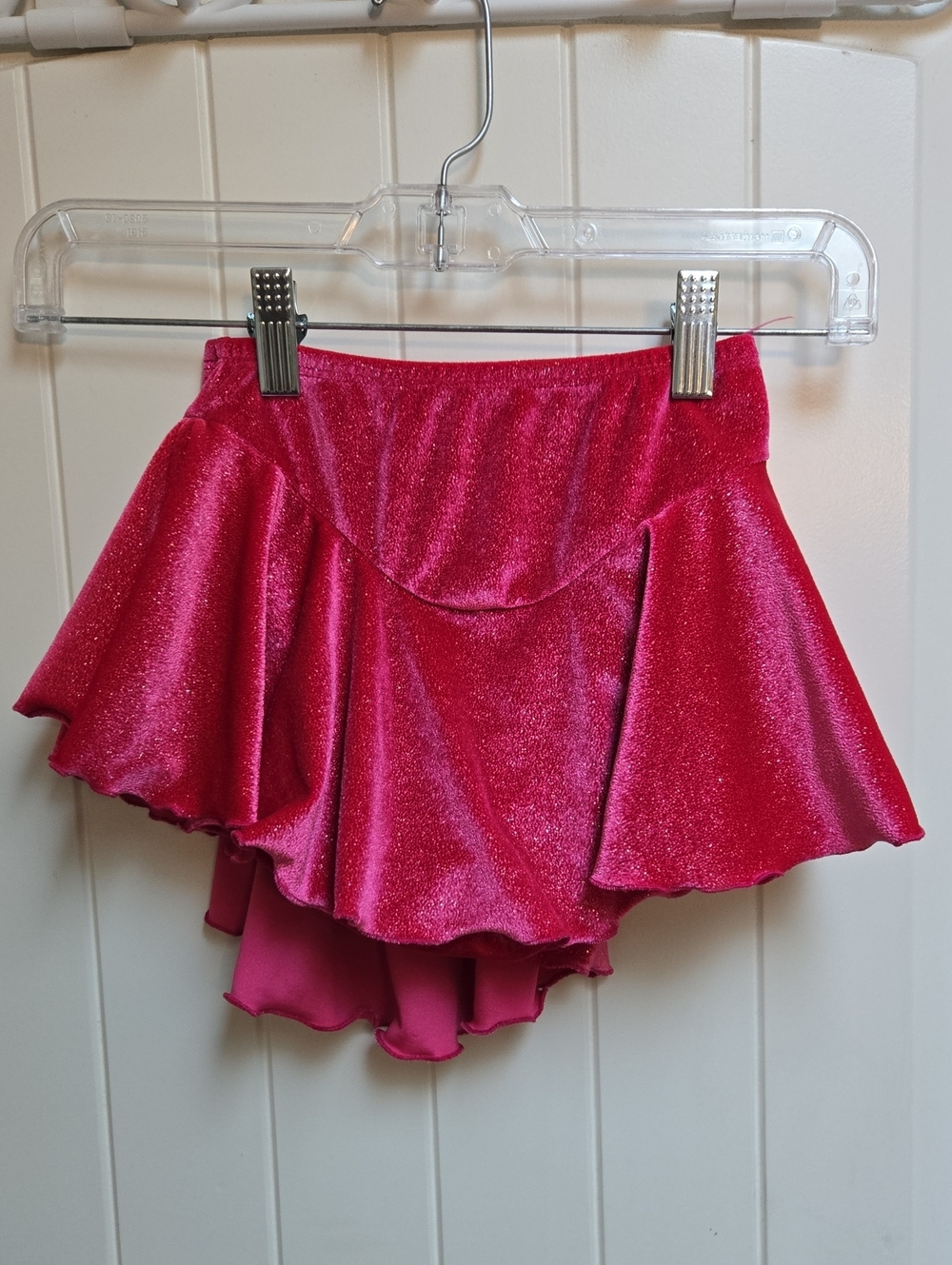 Jerry's Sparkling Hot Pink Figure Skating Skater Dance Circle Skirt 10/12